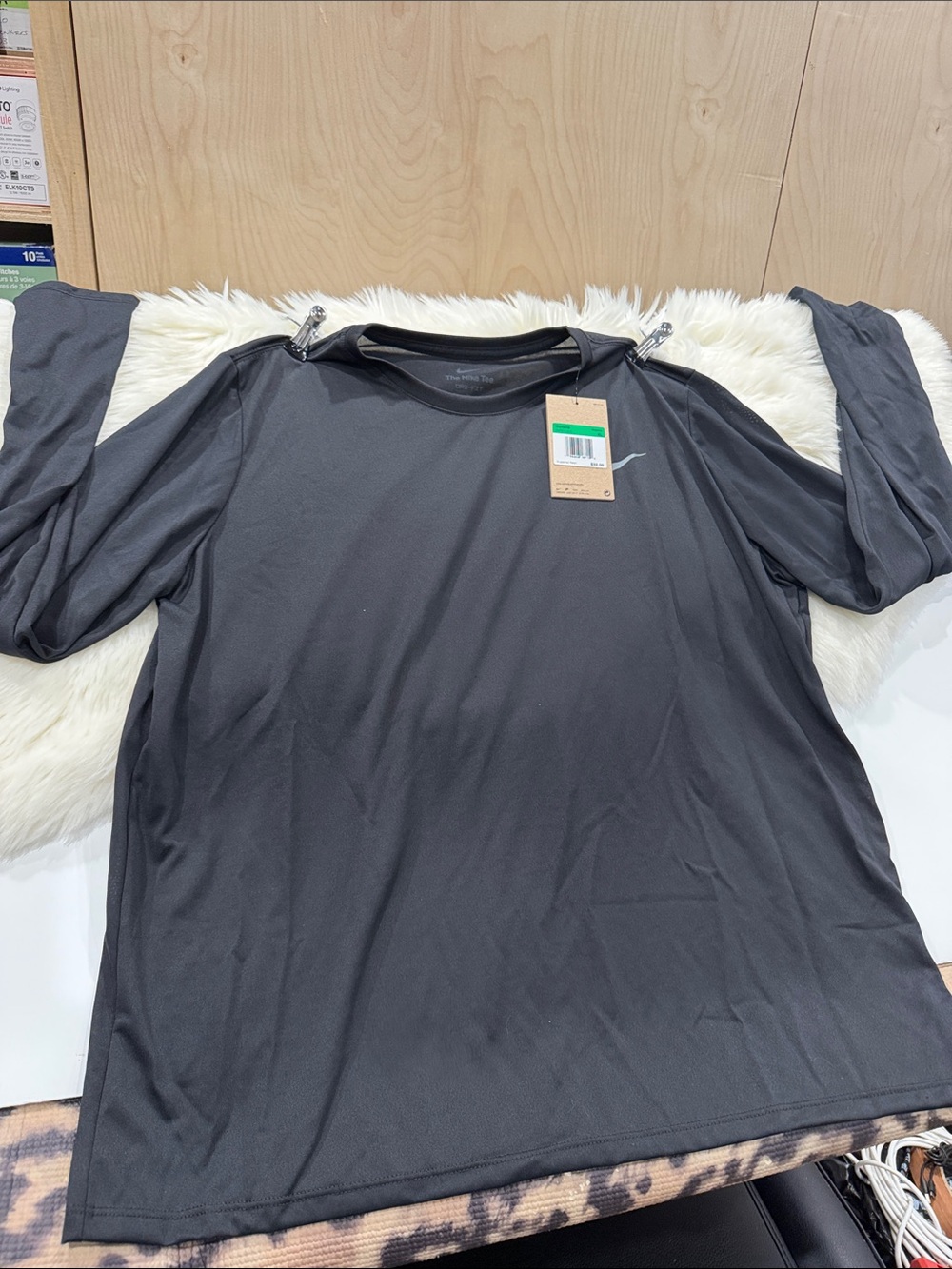 Women's Black Long-Sleeve Performance Shirt